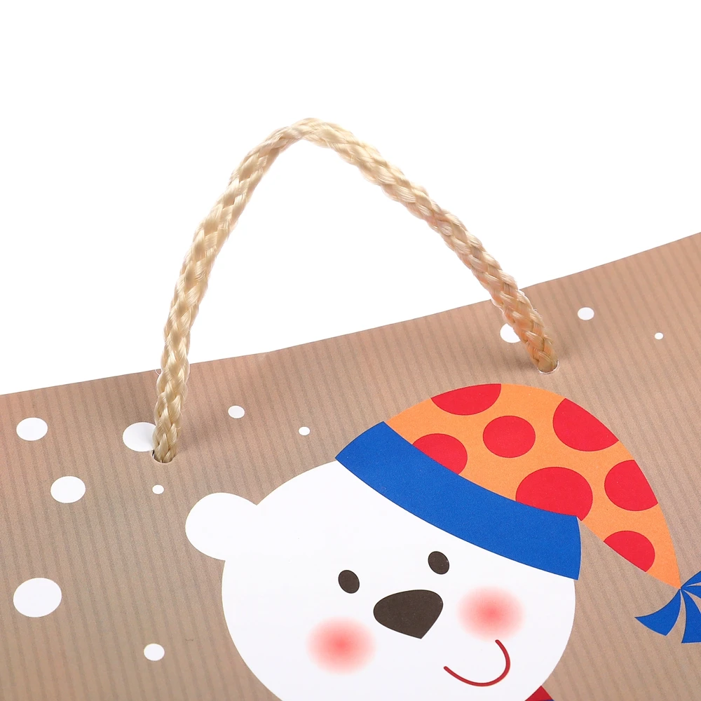 New Design Cartoon Animal Practical Varnishing Shopping Gift Bags For Packaging