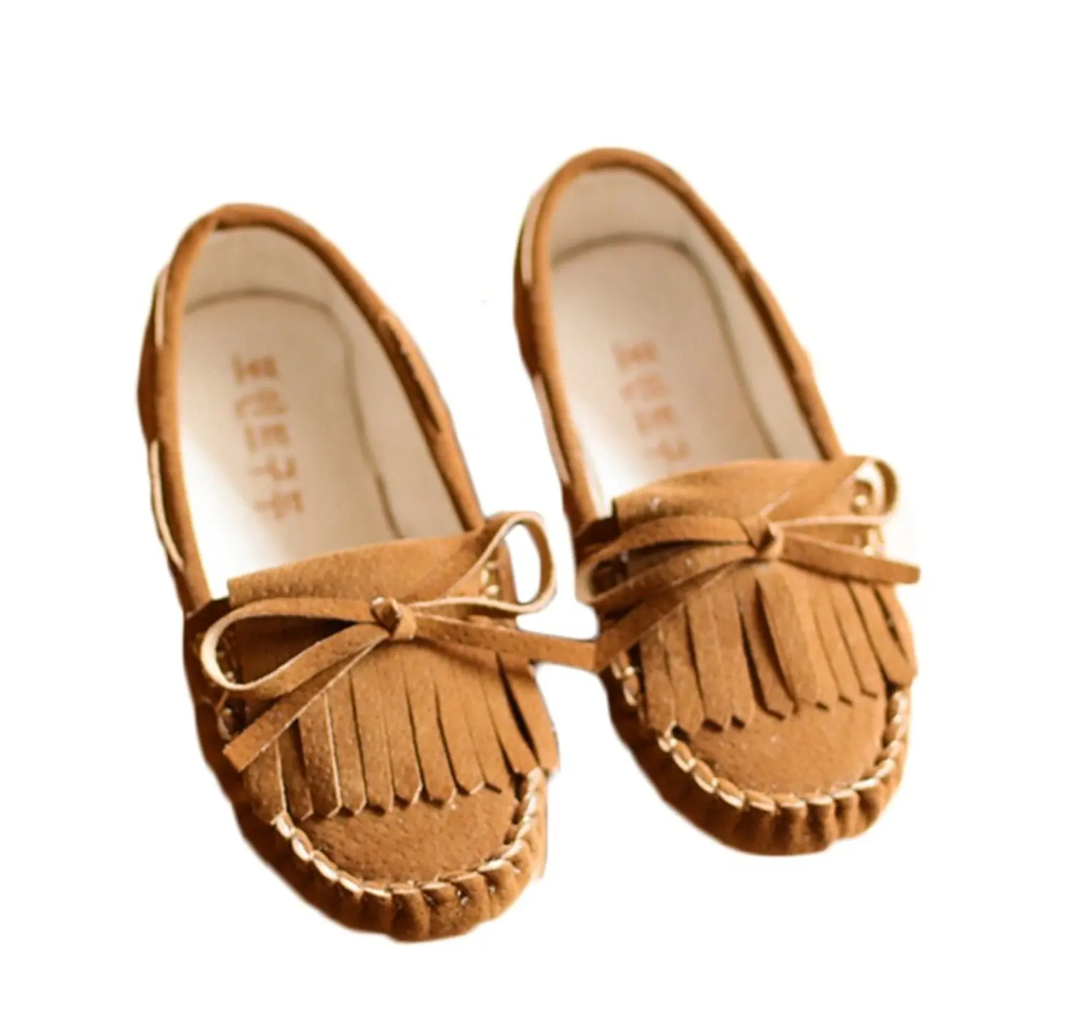 Bakerdani 2017 Style Fashion Autumn Girls Princess Casual Shoes with Tassels