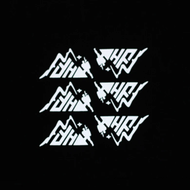 silver heat transfer reflective logo reflective number logo for t-shirt