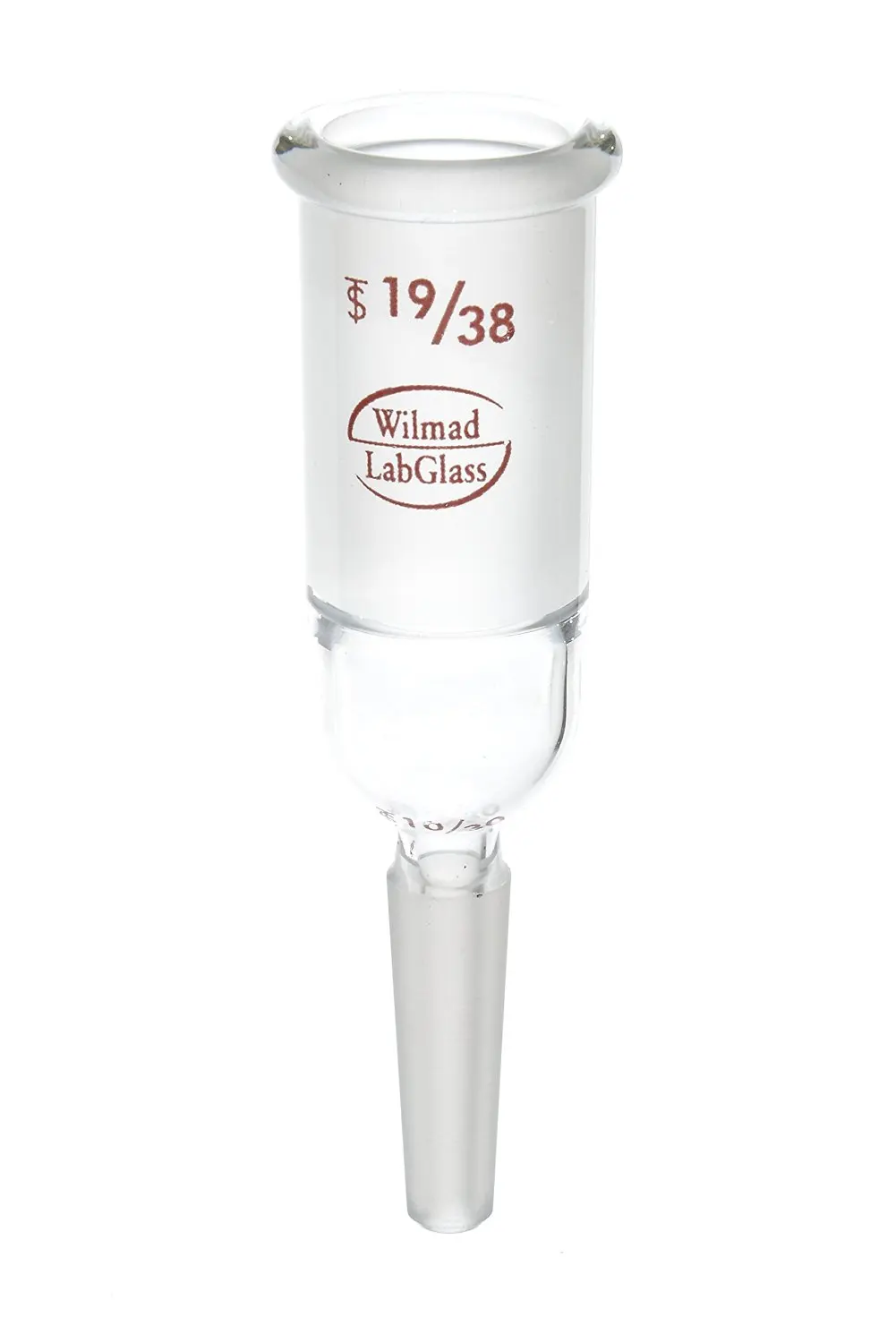 Standard Taper 24//40 Bottom Inner Standard Taper 45//50 Top Outer Wilmad-LabGlass LG-1200-136 Reducing//Enlarging Adapter