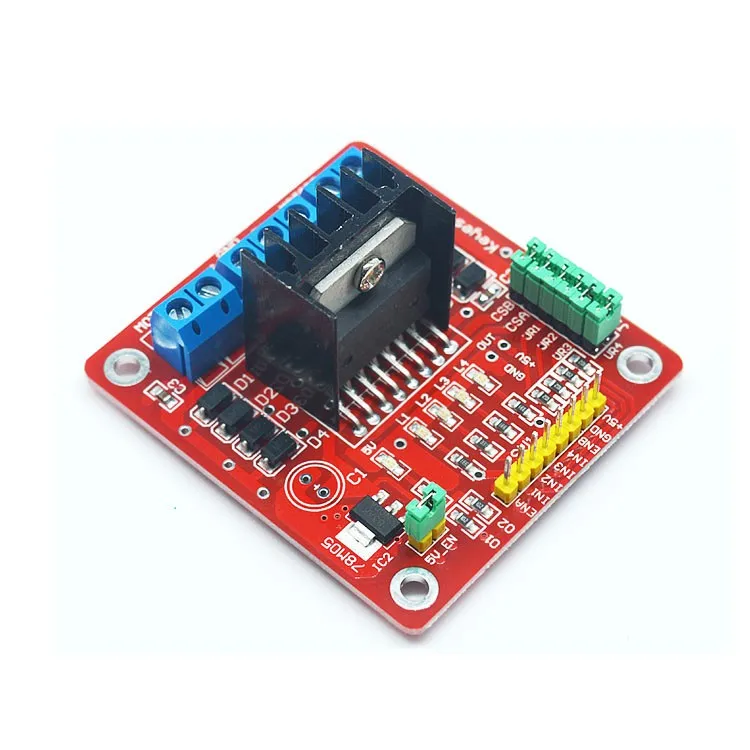 Placa Controladora De Motor L298n,Módulo De Control Y Accionamiento De ...