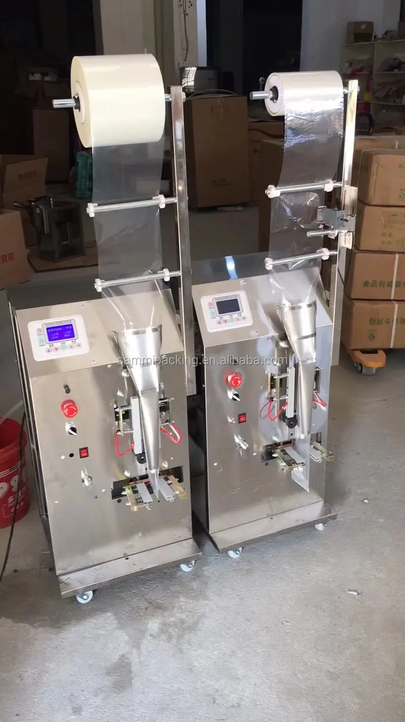 2018 Newest Digital Control Liquid Pouch packing machine for small business