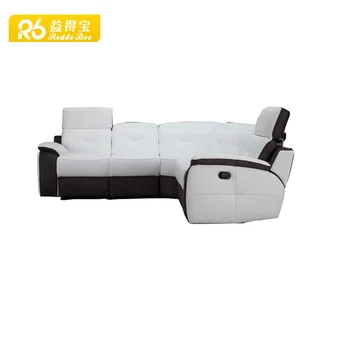 Sofá Reclinable Kuka De Cuero Bicast En Forma De L Para El Mercado