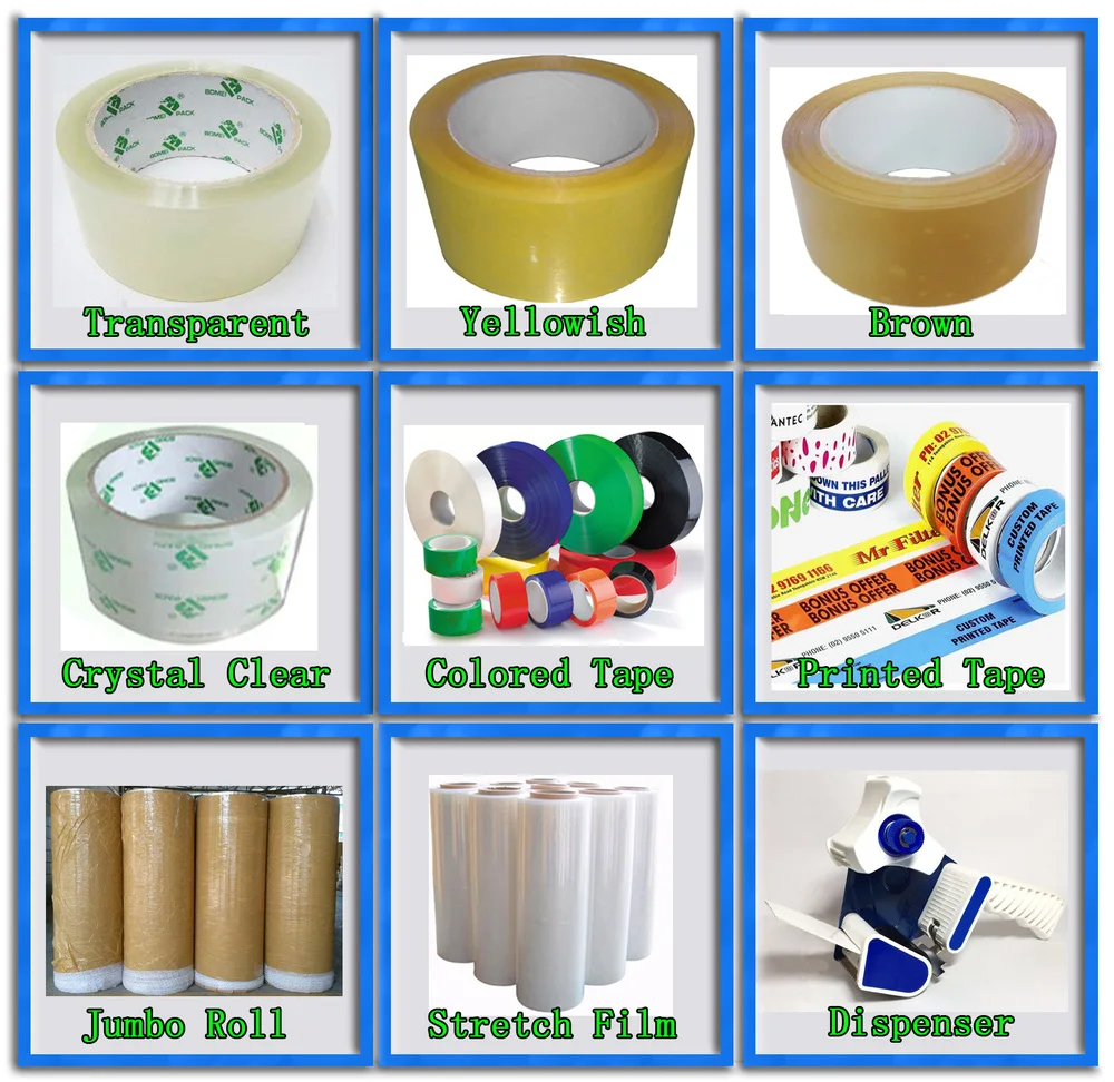 Cheap Printed Bopp Adhesive Tape Jumbo Rolls With Company Logo Buy