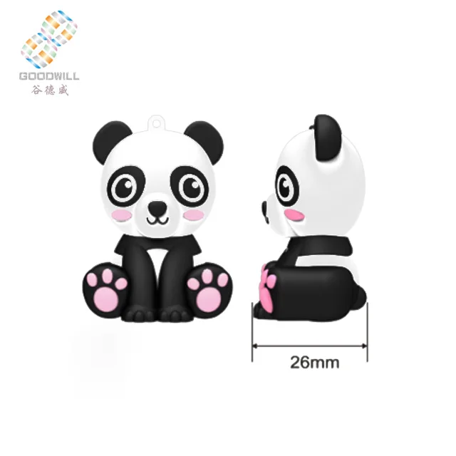 wholesale promotion gift panda girl lady shape usb 2.0 3.0 usb flash drive - ANKUX.COM