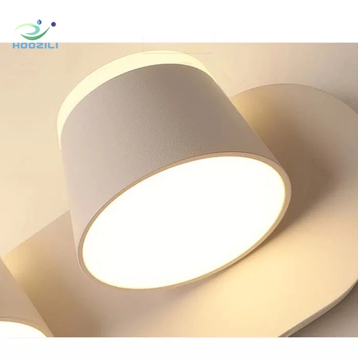 2019 new round 9W bedroom lamp 360 degree rotation adjustable bedside light 3000K creative LED Wall lamp