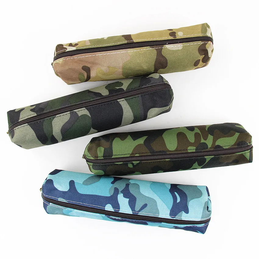 Camouflage Pencil Case For Boys And Girls School Supplies Zipper Pouch