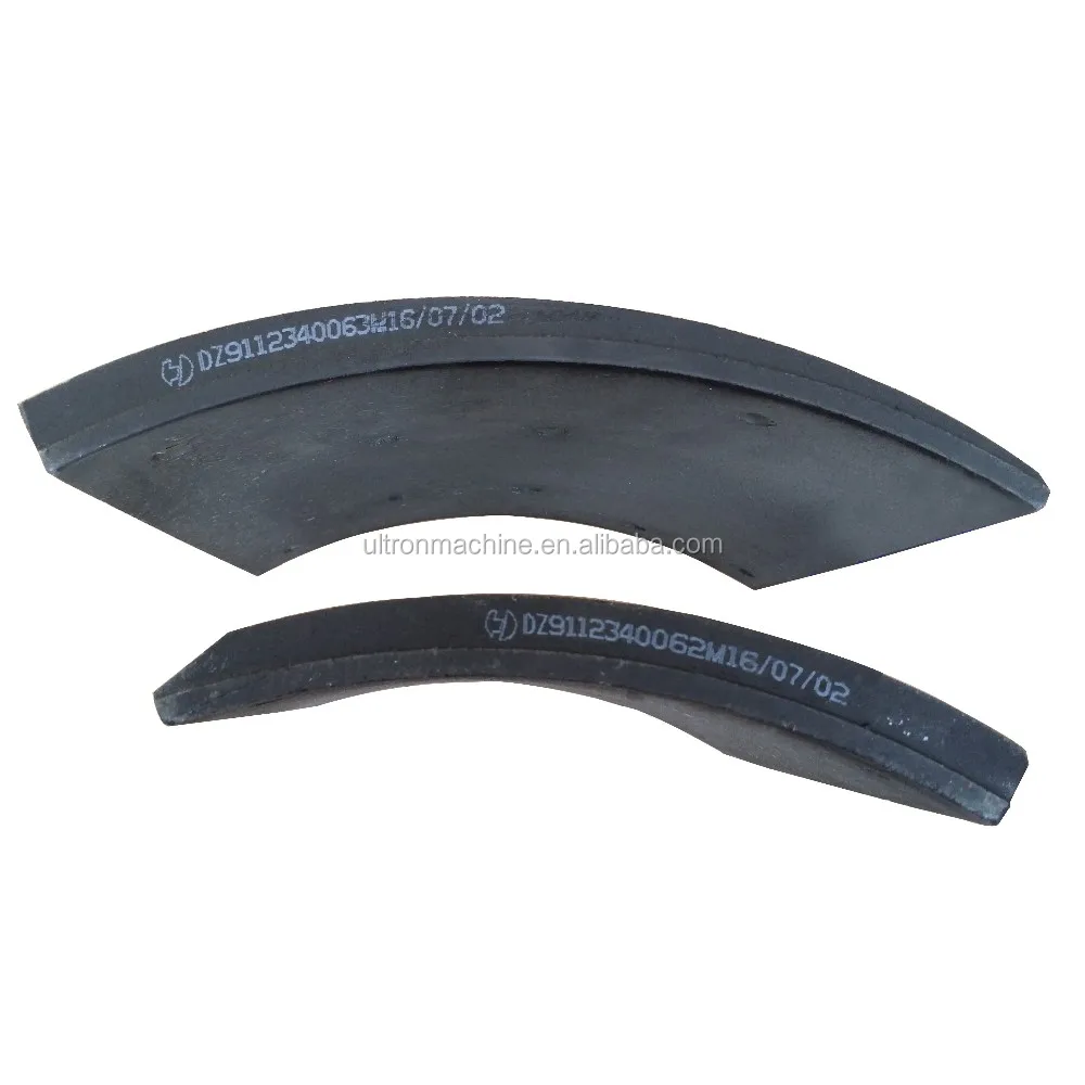 Brake Lining Dz9112340062 For Shacman Delong F2000 F3000 Buy Brake