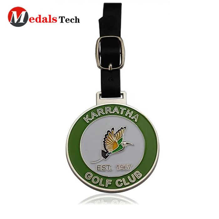 2020 factory directly sale custom metal golf name tag for club