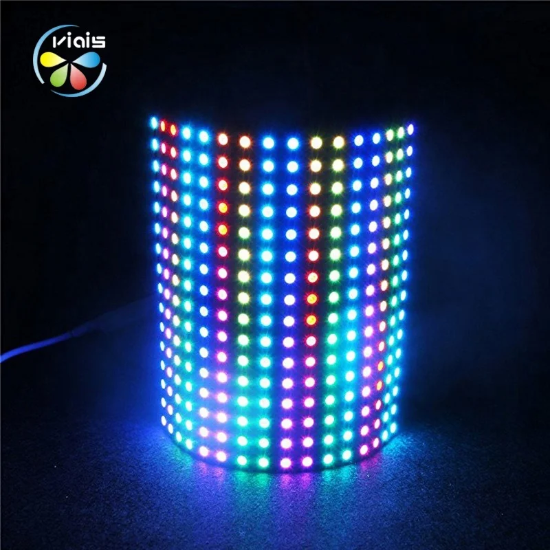 WS2812B SMD5050 Flexible Full Color LED Matrix Display Panel 16*16