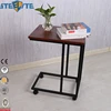 Best seller MDF coffee side table with wheels