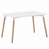 120x80cm 4-6 seaters solid wood rectangle dining table designs in wood