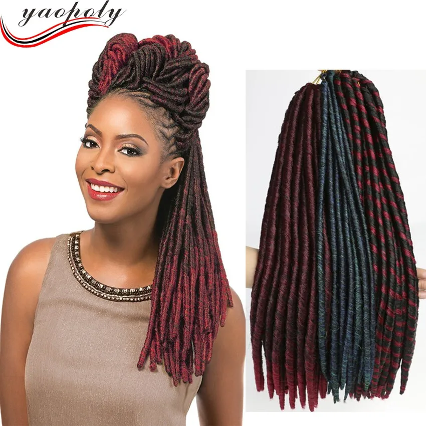 20strands Synthetic Hair Braids Soft Dreadlocks Braiding Hair