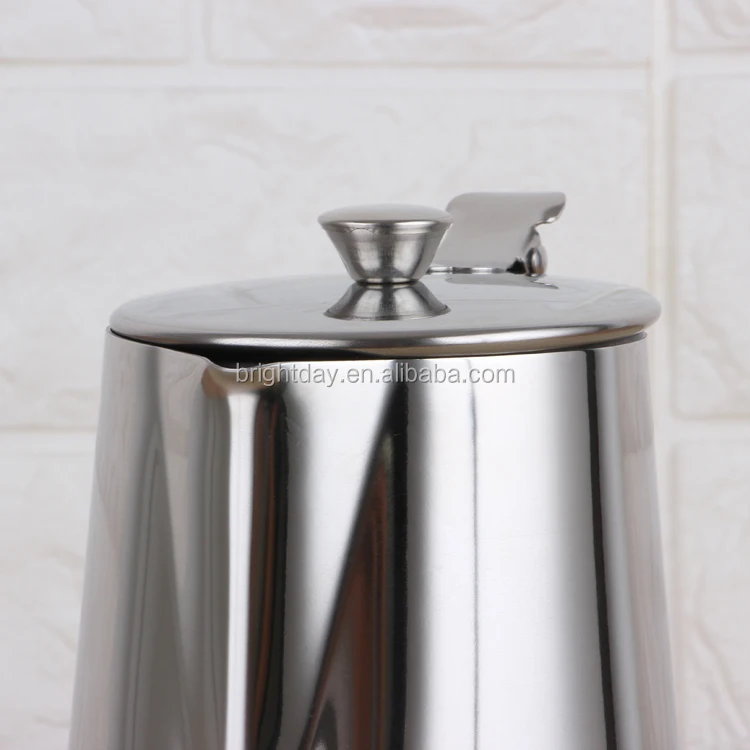 Amazon Milk Jug With Lid Stainless Steel Milk Pitcher Metal Milk Jug