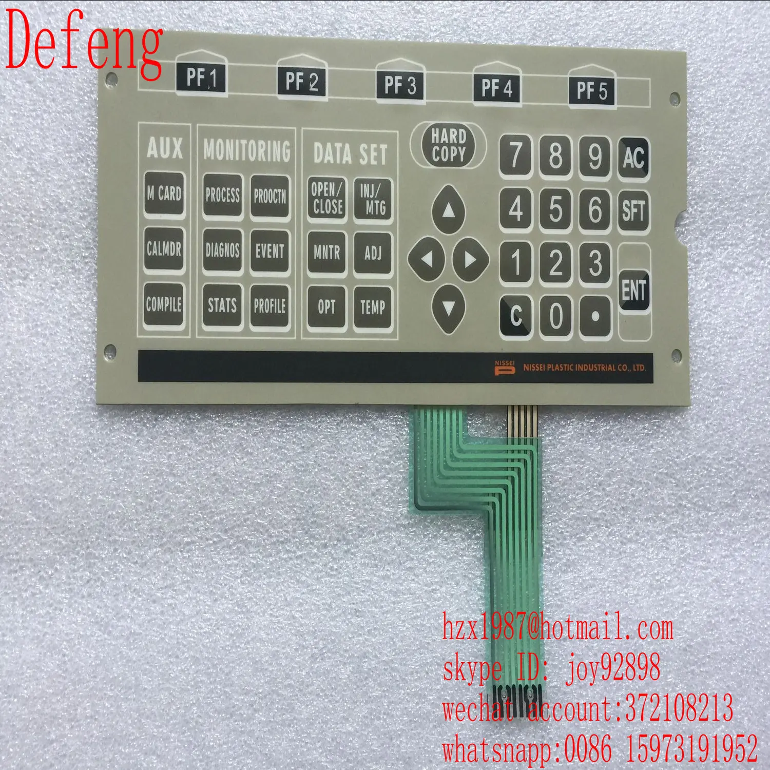 Details about  / 1PCS NEW Nissei NC9300T Membrane Keypad touch panel.