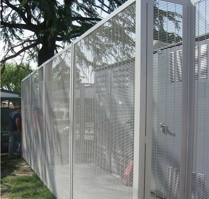 Electrical Substation Fencing Heavy Duty 358 High Security Mesh Panel