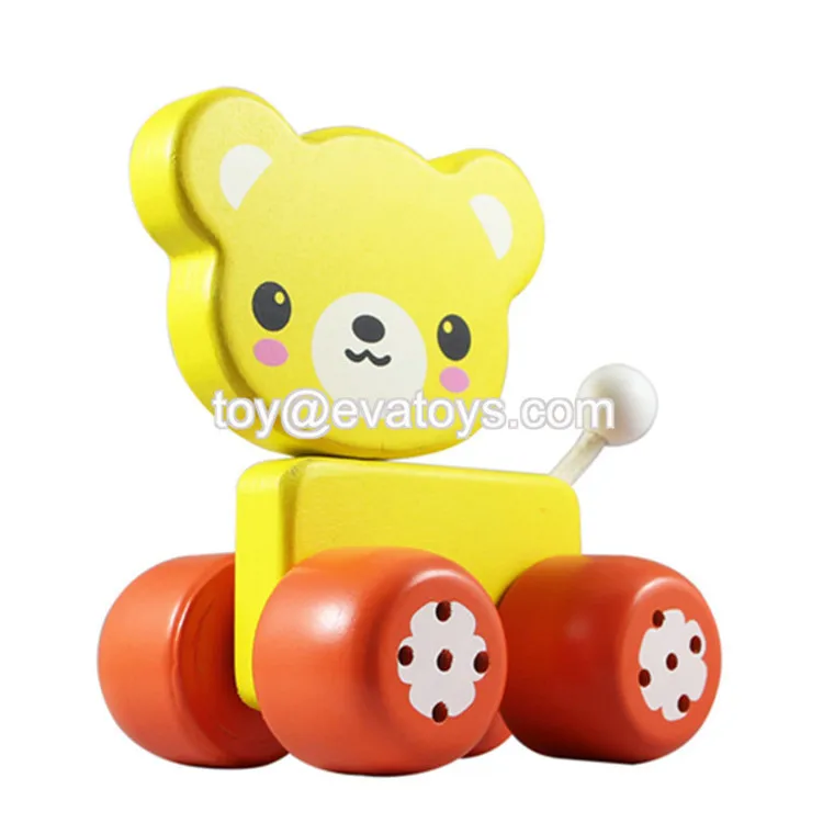 Top Sale Mini Animals Car Wooden Toys For 1 Year Old W04a049 - Buy 