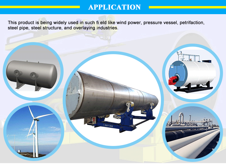 HF Welding Turning Roller Beds Self Adjusting Pipe  Welding Rotator