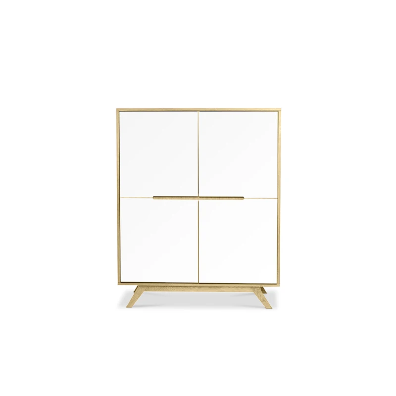 Scandinavian style oak melamine side board sale