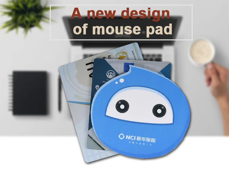 Custom irregular shape promotion product Rubber material mouse mat pad