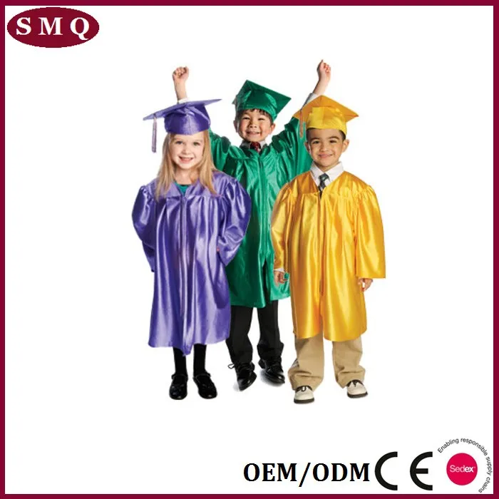 Wholesale Kindergarten Graduation Caps And Gowns Green Kids Graduation Robe Buy Green