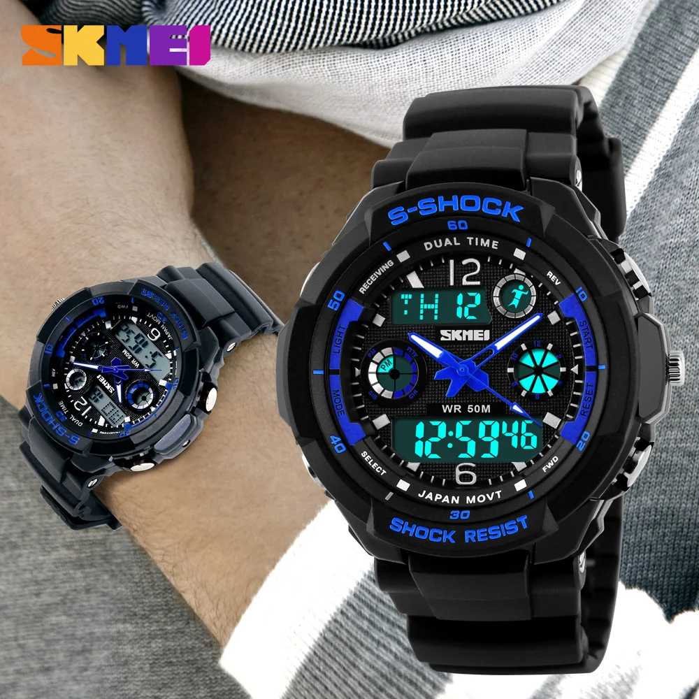 skmei 0931 men digital quartz wristwatch waterproof