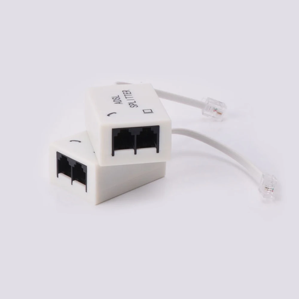 Hot price rj11 telephone cable adsl splitter DSL connections box ...