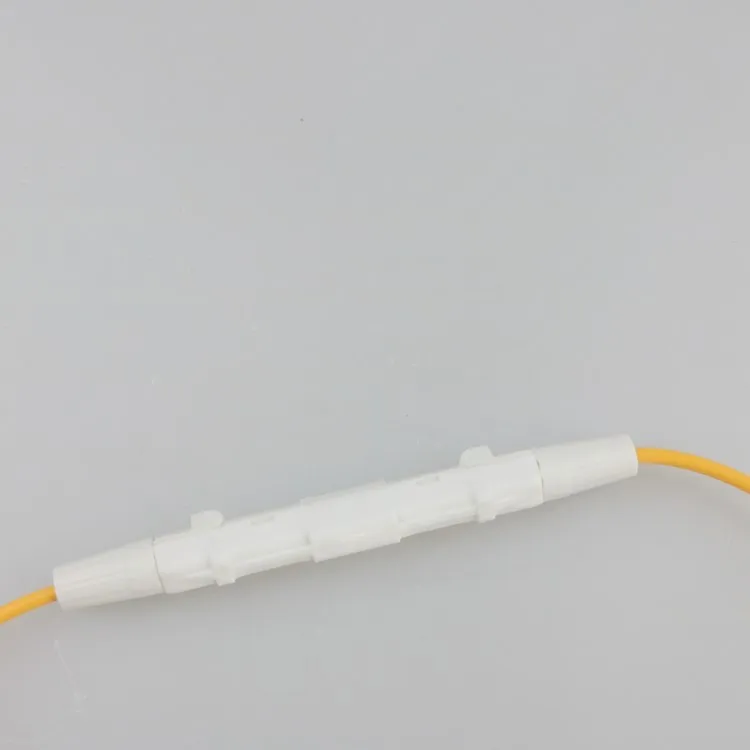 Ftth White Box Optical Fiber Cable Jointer With Protective Sleeve - Buy ...