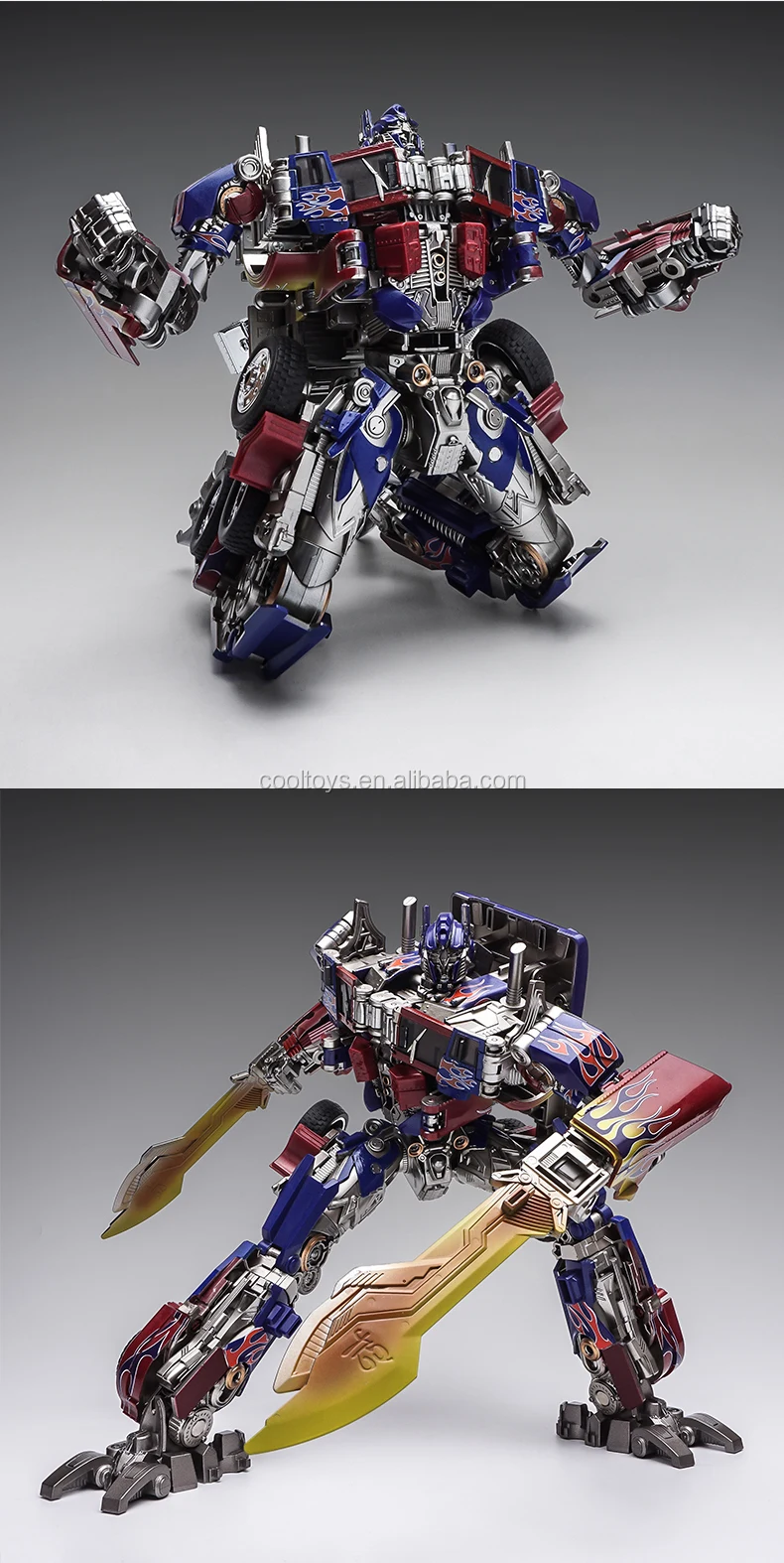 卫江电影制片厂系列ss05 ss-05 op超大变形金属合金零件可动人偶机器