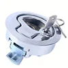 50Mm Round Hole Lock Flush Latch Flush Pull Boat Latch Lock Stainless Steel Lock