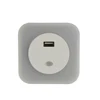 Direct factory supplier led sensor charger night light sensor 230v with socket