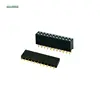 1.27mm 2.54mm pitch pcb single row right angle pin wire to board connector female header