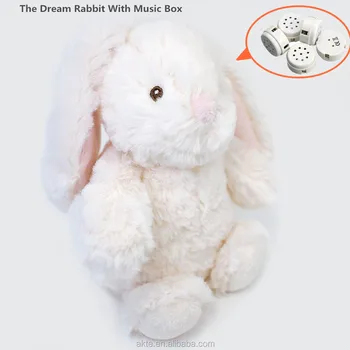 musical rabbit soft toy