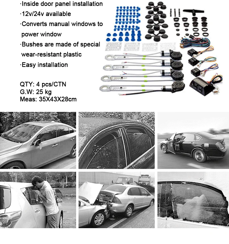 Auto Window Closer Roll Up Module For 4 Doors Buy Window Roll Up