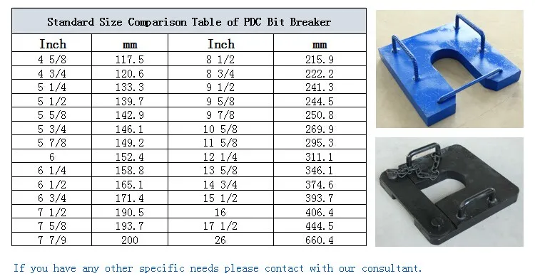 bit breaker for 12 1/4&quot; PDC bit,well drilling bit breaker,hot sale breaker for drilling