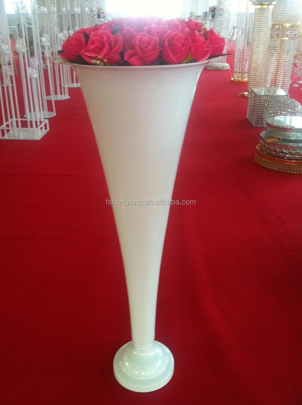 Crystal Tall Flower Stand Flower Vase Roman Pillar For Crystal Tall Flower Stand Flower Vase Roman Pillar For