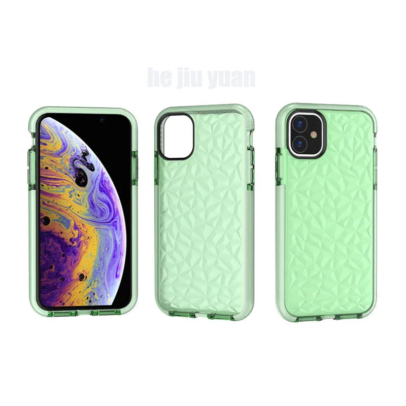 Custom Logo Diamond Clear Tpu Phone Case Transparent tpu Case for iphone xi 5.8 2019