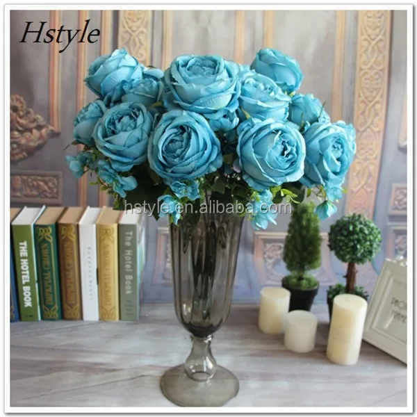 Single Real Touch Velvet Rose Flower Artificial Flowers Roses Silk