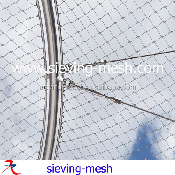 Woven 304 Stainless Wire Rope Cargo Net,Ss 304 Cable Wire Nets Buy
