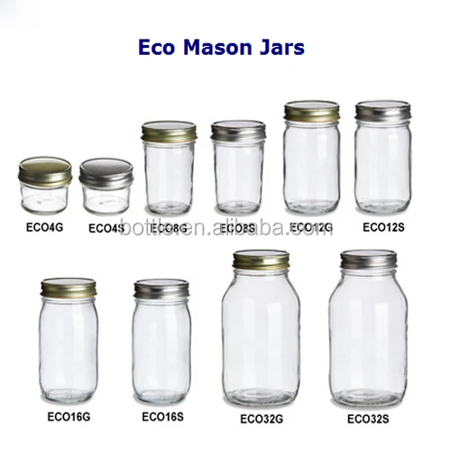 1oz/2oz/4oz Eco Mason Jars - Buy 1oz Jars,1oz Eco Mason Jars,2oz Eco ...