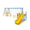 Outdoor fitness equipment playground slide and swing outdoor for kids amusement park