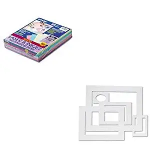 KITPAC101058PAC72500 - Value Kit - Pacon Pre-Cut Mat Frames for Photo/Art (PAC72500) and Pacon Array Colored Bond Paper (PAC101058)