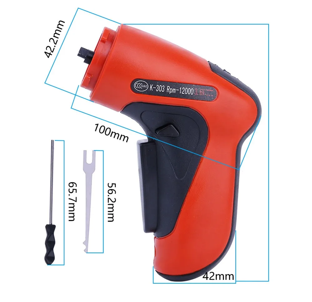Klom Strong Electric Lock Pick Gun For Locksmith Tools Door Lock Opener