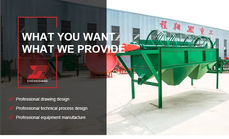 rotary drum screening equipment