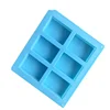 MARCH EXPO Amazion Hot Selling Customized Eco Friendly Rectangle 6 Cavity Silicone Soap Mold
