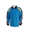golf polo pullover dress shirt black collar long sleeve pocket t shirt long sleeve with pattern polo