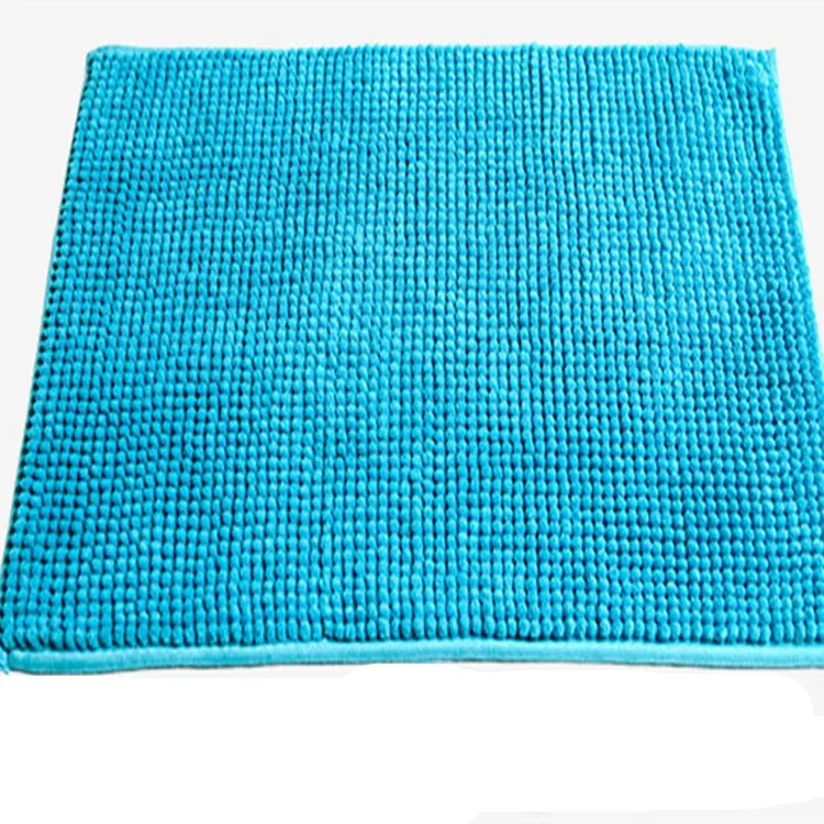 Microfiber Polyester Chenille Washable Green Bath Mat Buy Christmas
