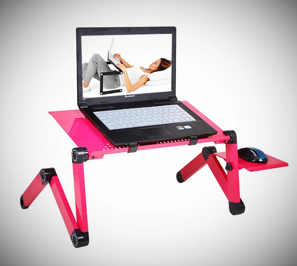 Us 24 08 27 Off Adjule Portable Laptop Table Stand Lap Sofa Bed Tray Computer Notebook Desk Sd5 In Desks From Furniture On