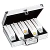 Aluminum Case for 650 coin holders, with 5 rows