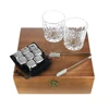 Custom Gift Set Stainless Steel Ice Cubes With Glasses